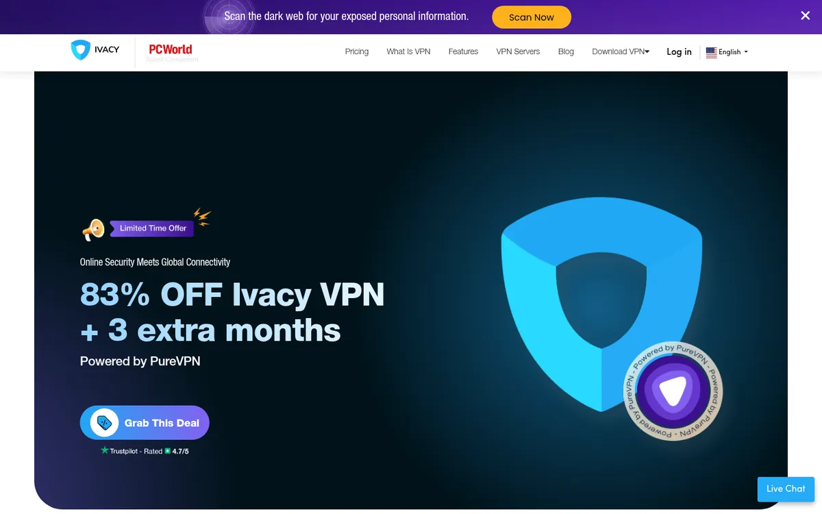 Strona główna Ivacy na komputerze – w teście: najlepszy VPN w Polsce