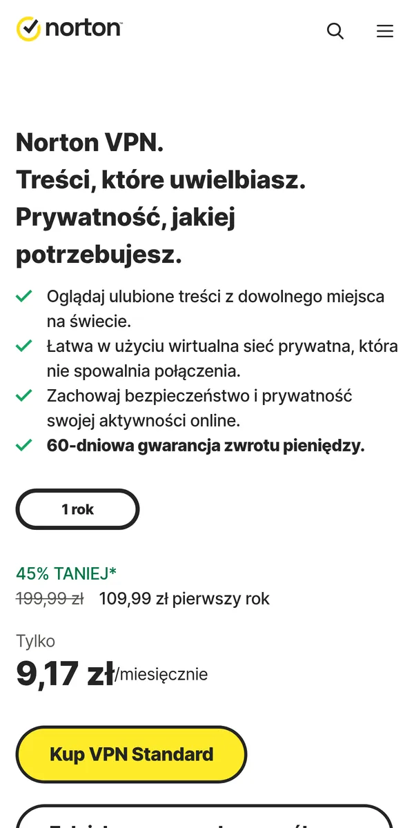 Strona główna Norton VPN w telefonie – w teście: najlepszy VPN w Polsce