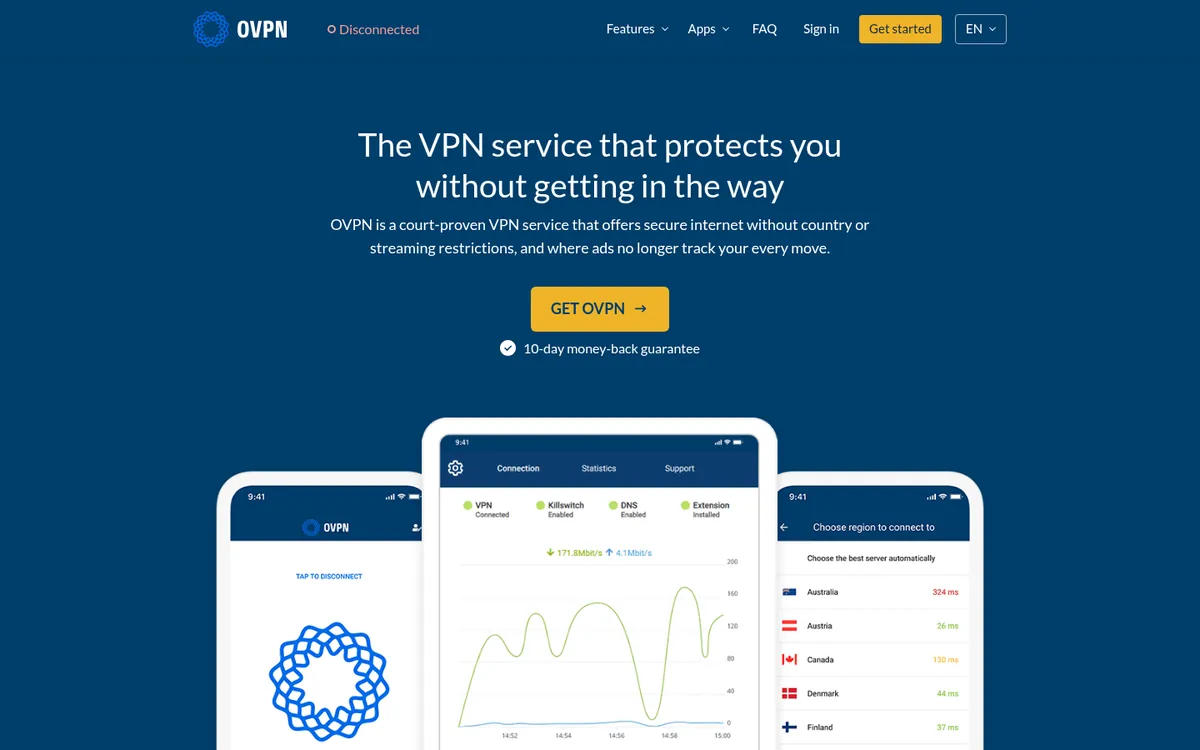 Strona główna OVPN na komputerze – w teście: najlepszy VPN w Polsce