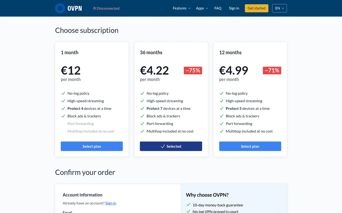 Cennik OVPN – w teście: najlepszy VPN w Polsce