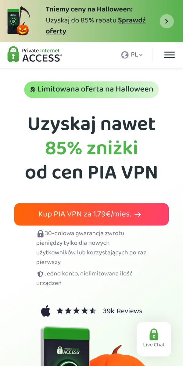 Strona główna Private Internet Access w telefonie – w teście: najlepszy VPN w Polsce