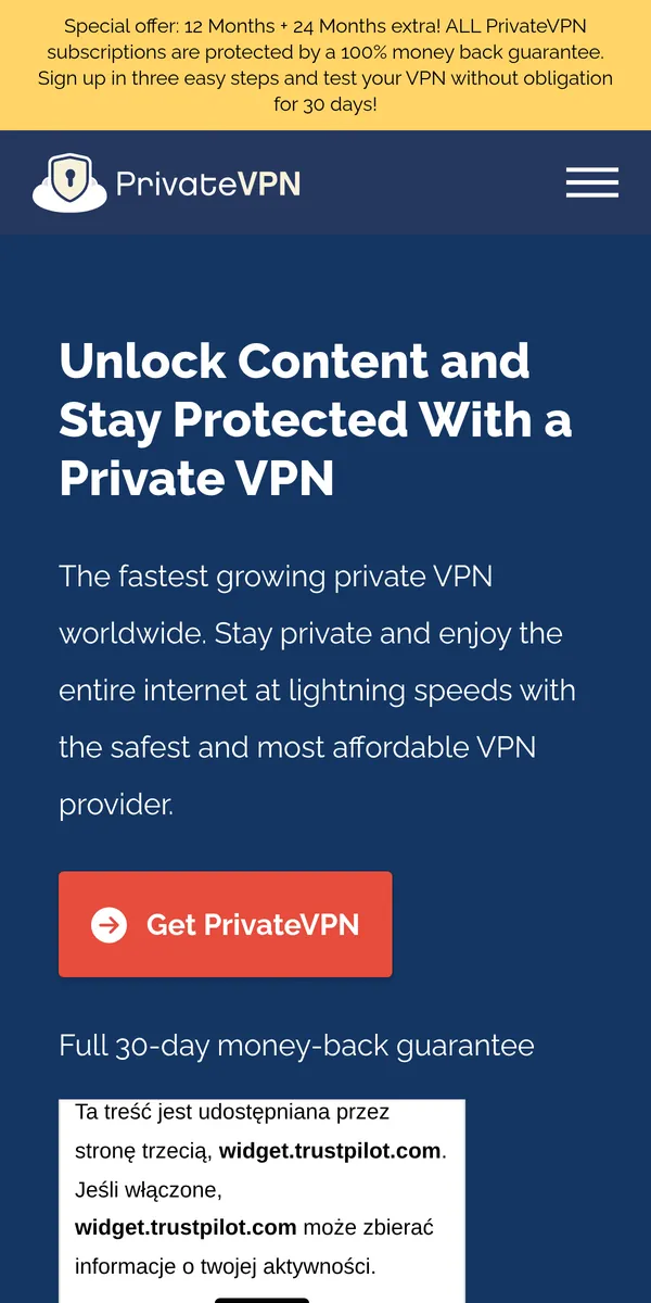 Strona główna PrivateVPN w telefonie – w teście: najlepszy VPN w Polsce