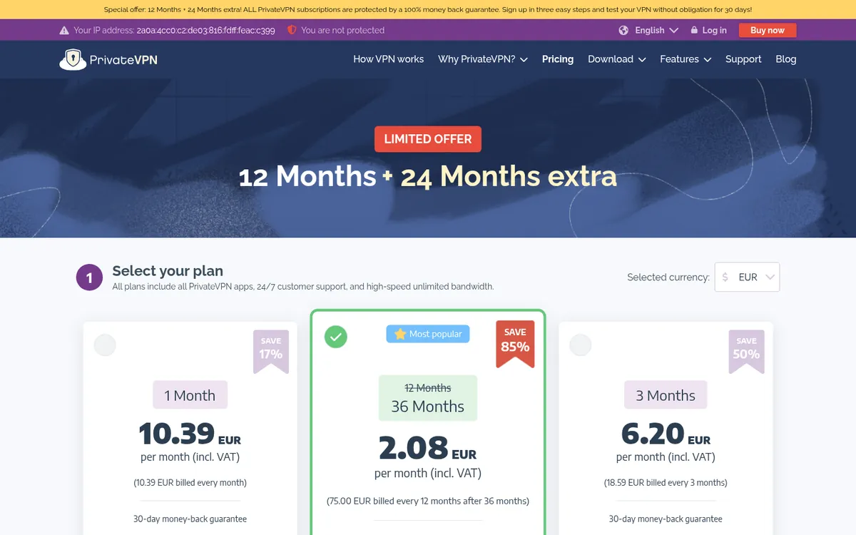 Cennik PrivateVPN – w teście: najlepszy VPN w Polsce