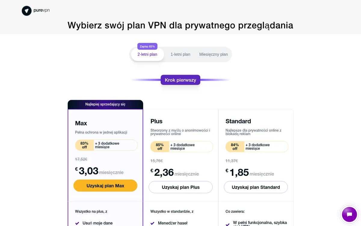 Cennik PureVPN – w teście: najlepszy VPN w Polsce